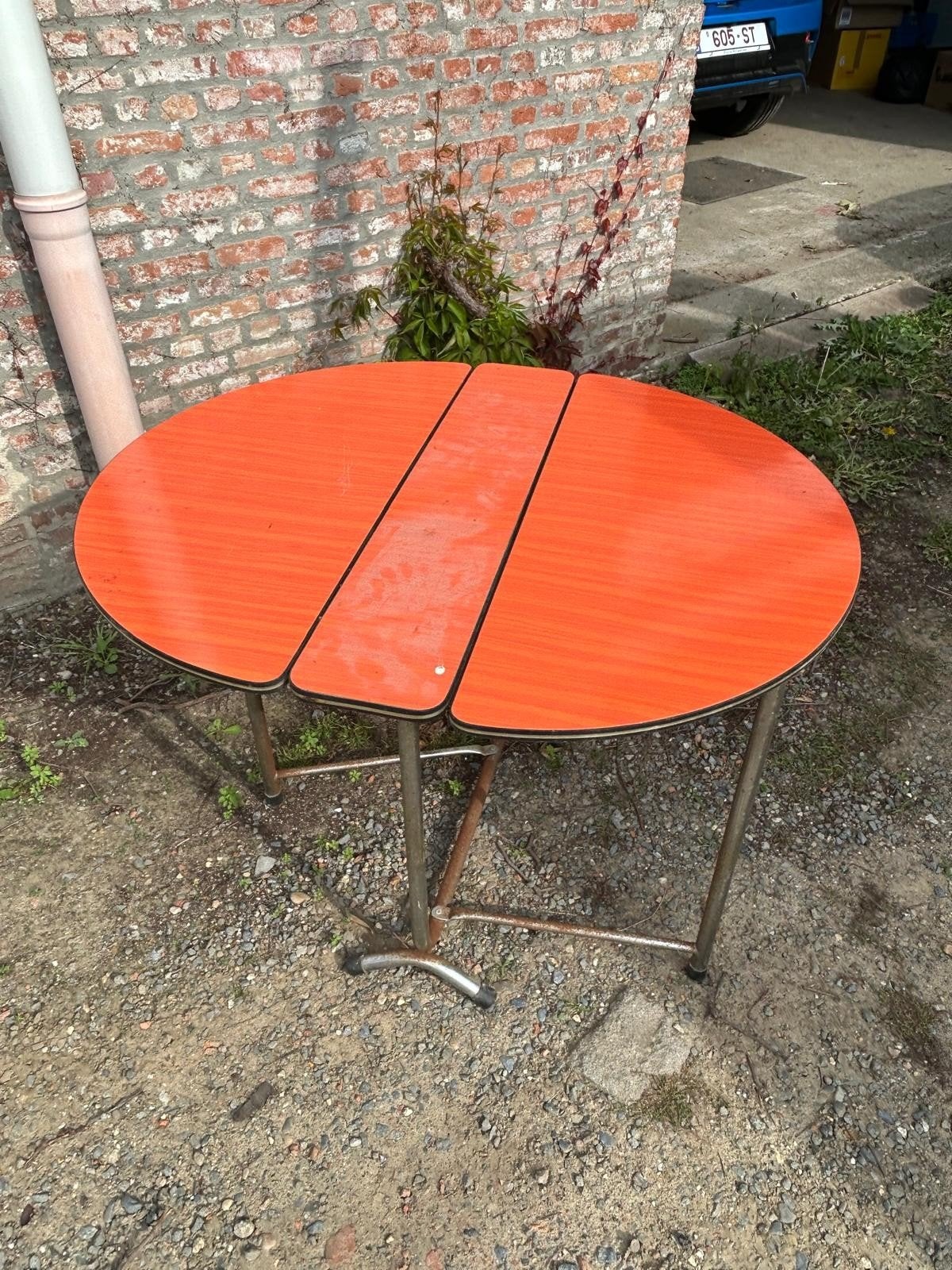 vintage keukenklaptafel, Ophalen, Gebruikt, Vintage