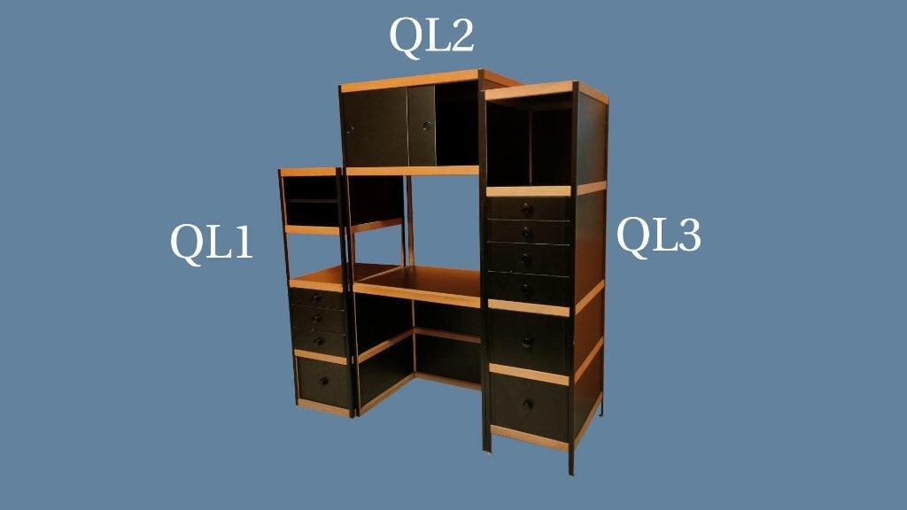 Ensemble Bureau Kewlox, Autres marques, Autres styles, 62 cm, 164 cm