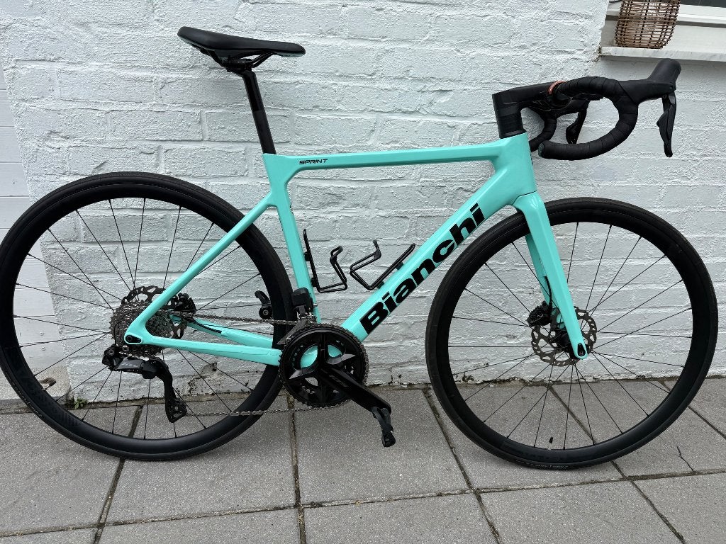 Bianchi sprint maat 53 shimano 105 di2, Fietsen en Brommers, 28 inch, Carbon, Heren, Zo goed als nieuw