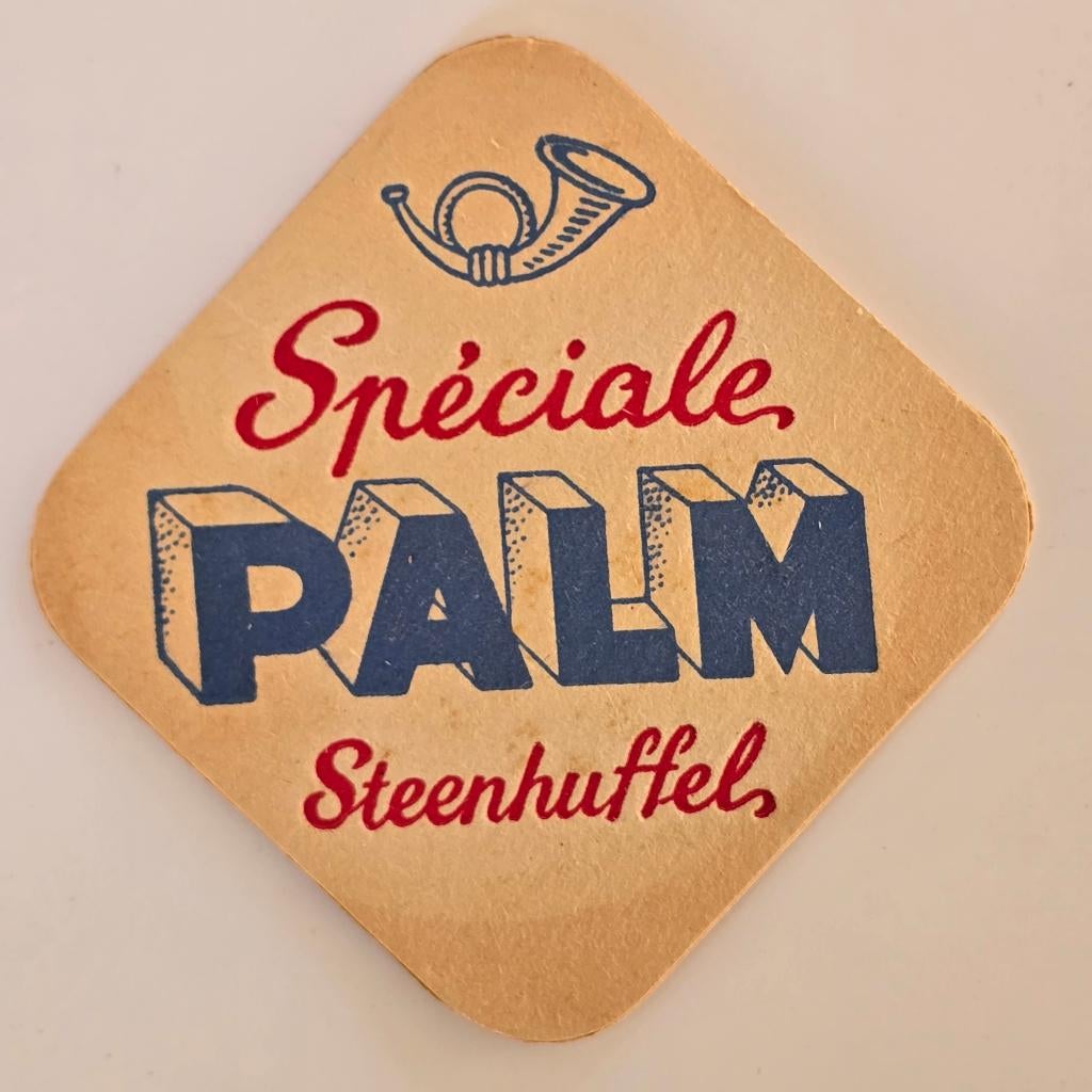 PALM Bierviltje Bierdeckel Coaster kleine onderzetter, Verzamelen, Verzenden, Gebruikt, Viltje(s), Palm