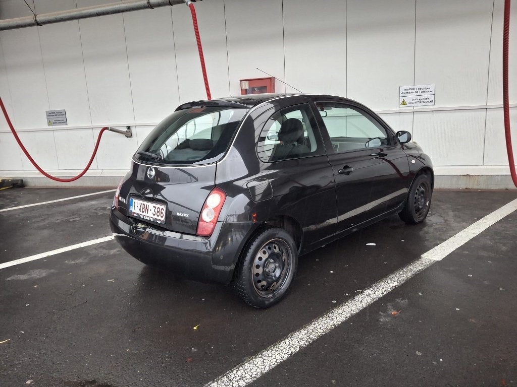 Nissan Micra, Auto's, Stof, Zwart, Zwart, Micra