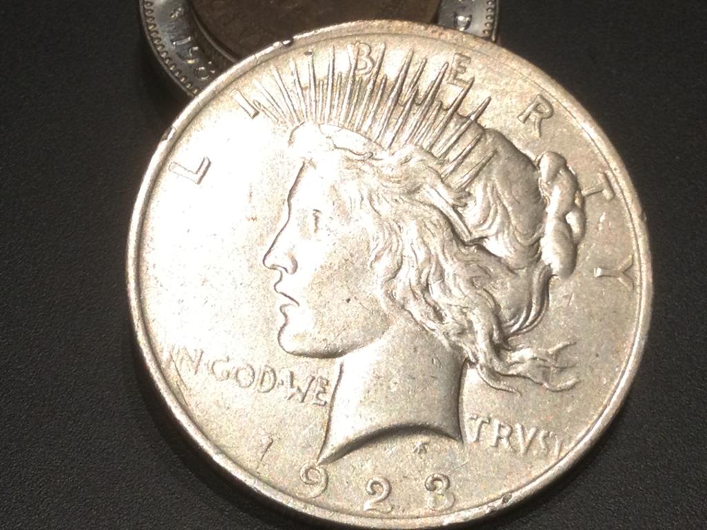 USA 1 dollar 1923 zilver, Ophalen of Verzenden, Zilver
