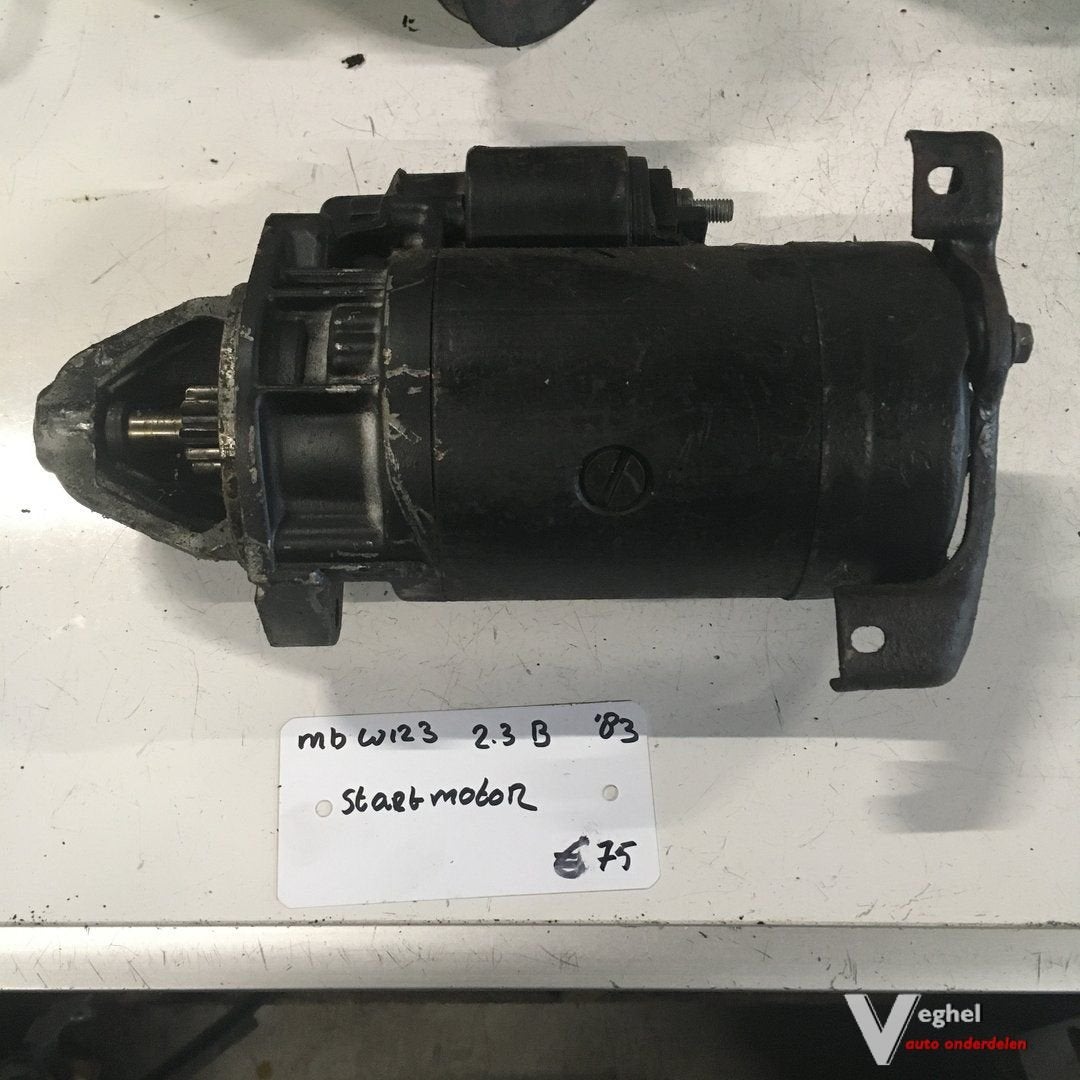 MB W123 2.3B startmotor '81, Gebruikt, -, -, Ophalen of Verzenden