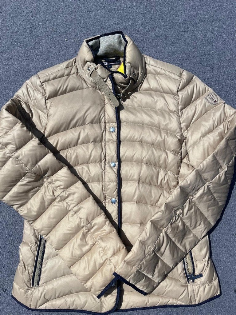 Jas Tommy Hilfiger medium, Tommy hilfiger, Beige, Zo goed als nieuw, Ophalen