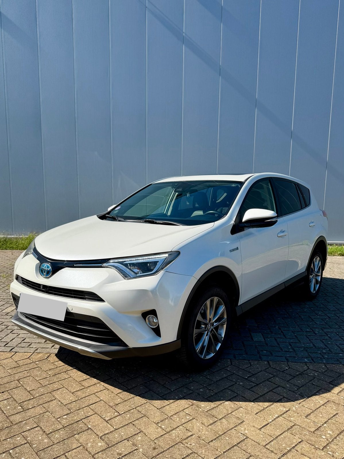 Toyota Rav4 Hybride, Auto's, Wit, Leder, Bedrijf, 5 deurs