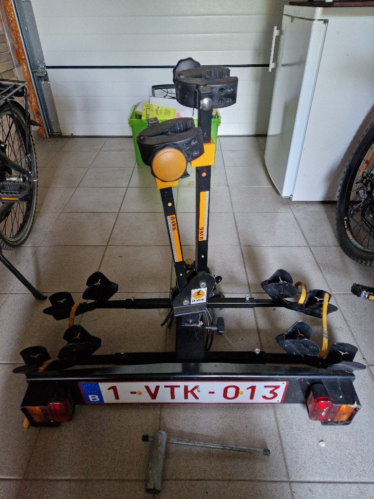 fietsendrager, Ophalen, Gebruikt, Elektrische fiets, 2 fietsen