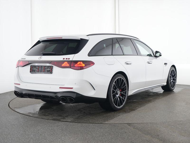 Mercedes-Benz AMG E-Klasse 53 Hybrid 4MATIC+ Break AMG Line, Auto's, Stof, Gebruikt, 330 kW, Wit