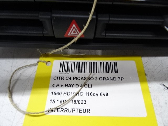 SCHAKELAAR Citroën C4 Grand Picasso (3A) (96779731), Gebruikt, Citroën, Kontakt-citroen@citroen.com, Citroën Deutschland GmbH