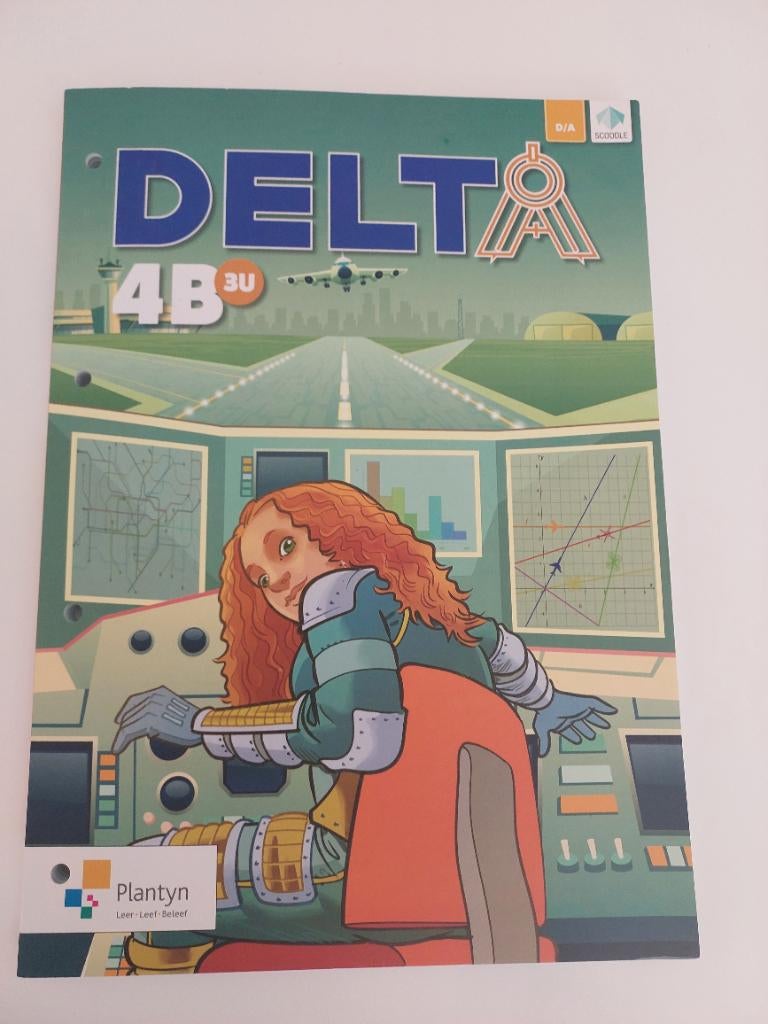 Delta 4B leerwerkboek wiskunde, Wiskunde A, Plantyn, Nieuw, Ophalen of Verzenden