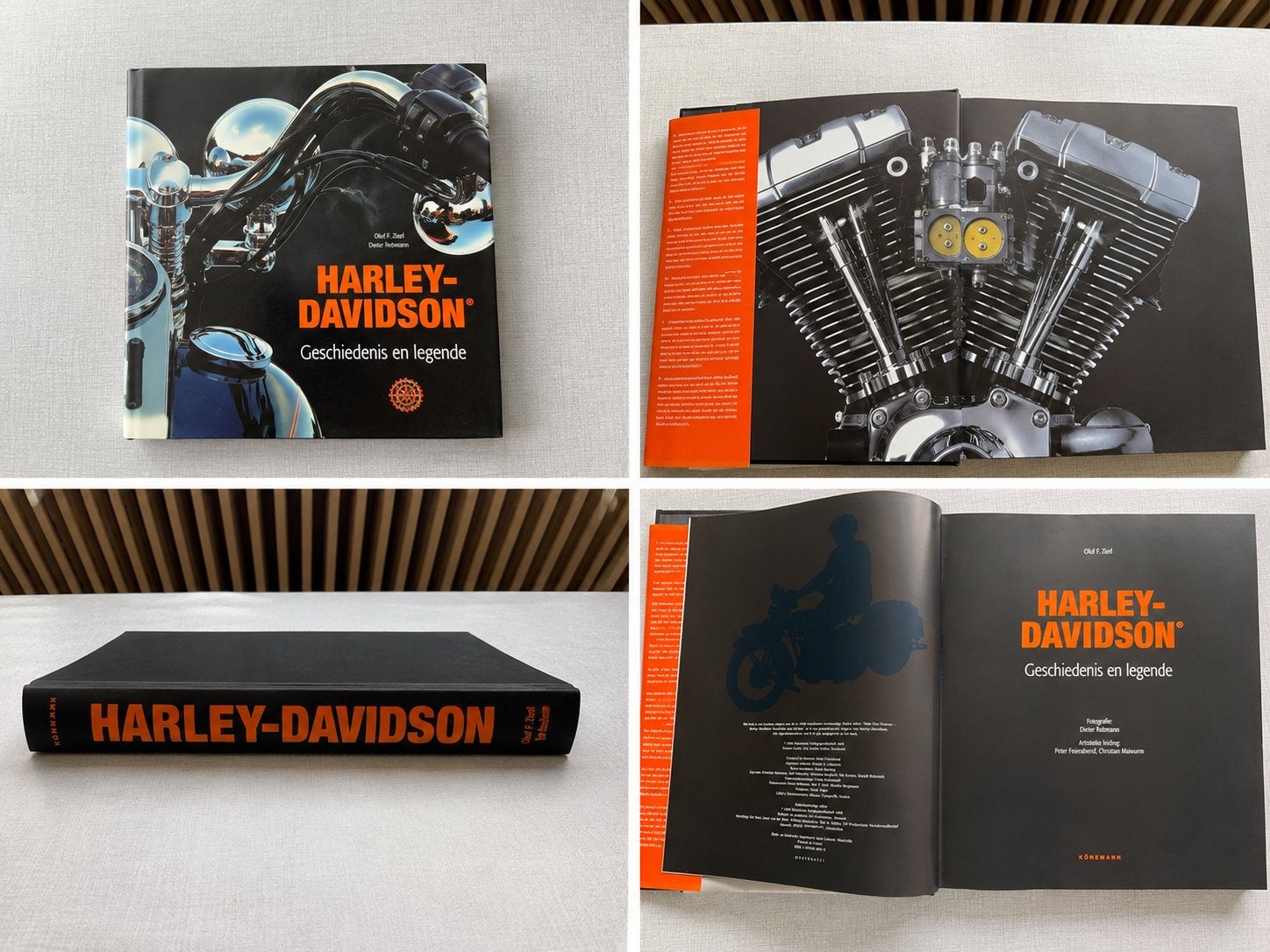 Vintage Harley-Davidson Boek (2000) – Hardcover, Boeken, Ophalen of Verzenden, Zo goed als nieuw