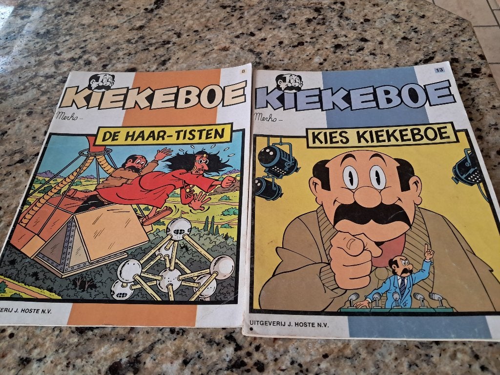 Srips KIEKEBOE, Meerdere stripboeken, Ophalen of Verzenden, Gelezen, Merho