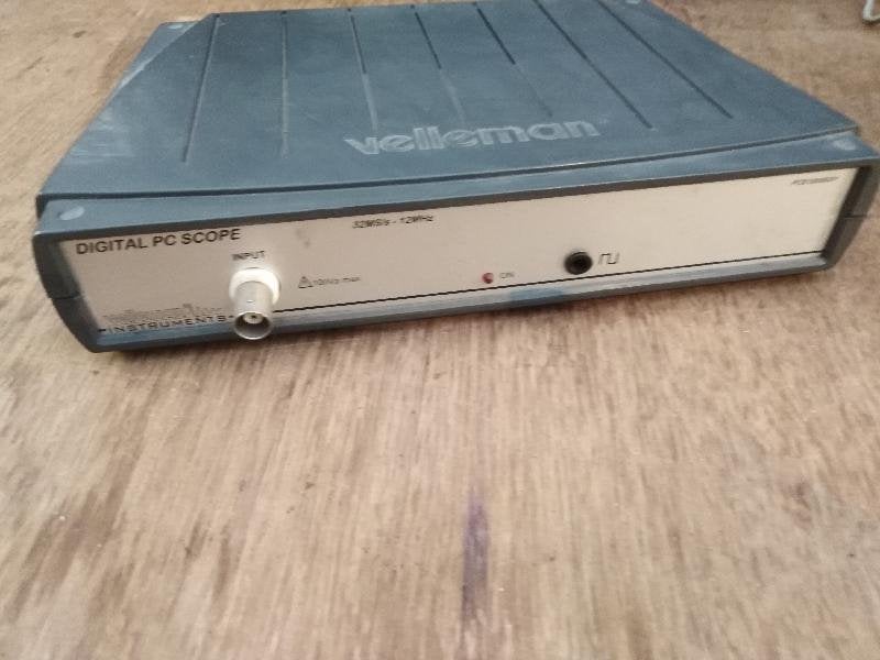 ancien oscilloscope Velleman pour PC, Doe-het-zelf en Bouw, Meetapparatuur, Ophalen, Gebruikt, Overige meters