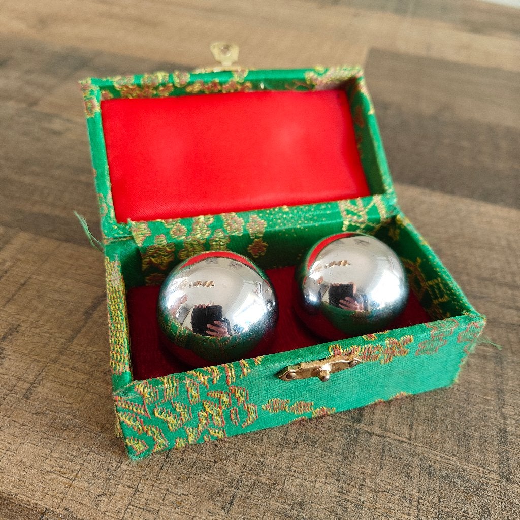 2 Chinese Baoding ballen, Ophalen of Verzenden