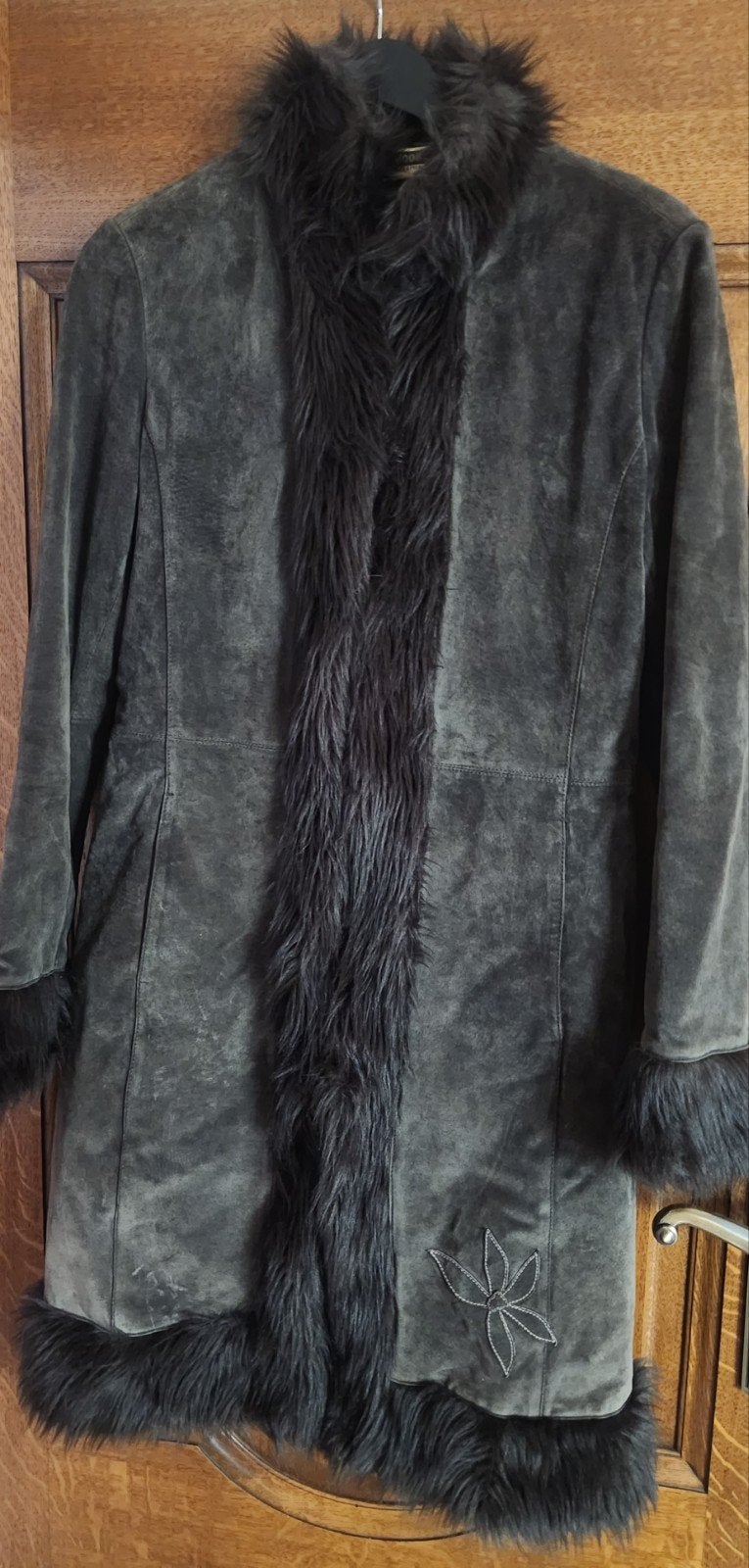 vintage halflange 'Penny Lane Afghan' mantel S, Kleding | Dames, Ophalen of Verzenden, Zo goed als nieuw, Oakwood, Maat 36 (S)