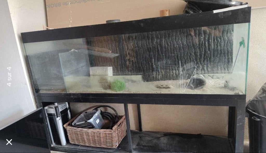 Groot aquarium/terrarium 735L, Dieren en Toebehoren, Ophalen, Gebruikt, Leeg aquarium, Overige merken