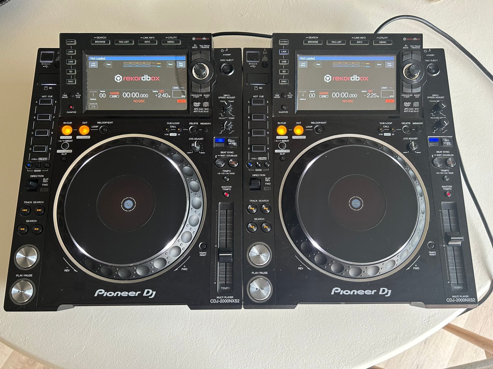 Set van 2 Pioneer cdj 2000 NXS2, Musique & Instruments, Enlèvement, Comme neuf, Pioneer