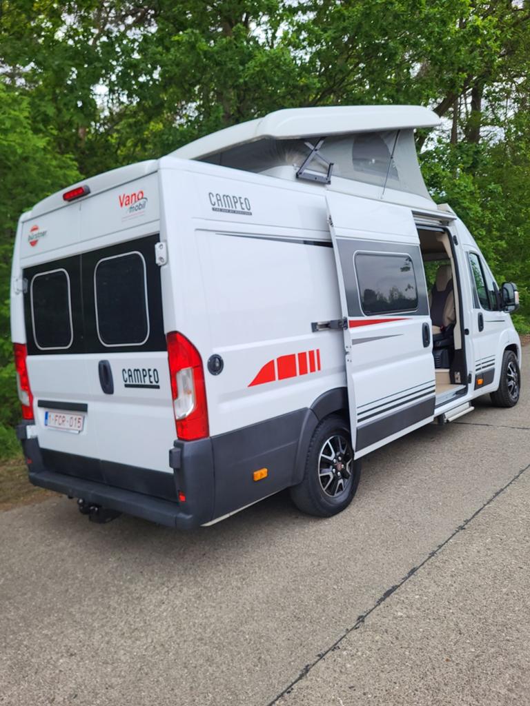 BURSTNER CAMPEO 640 Camperbus met VOUWDAK in perfecte staat., Caravanes & Camping, Camping-cars, Jusqu'à 4, Fiat, Boîte manuelle