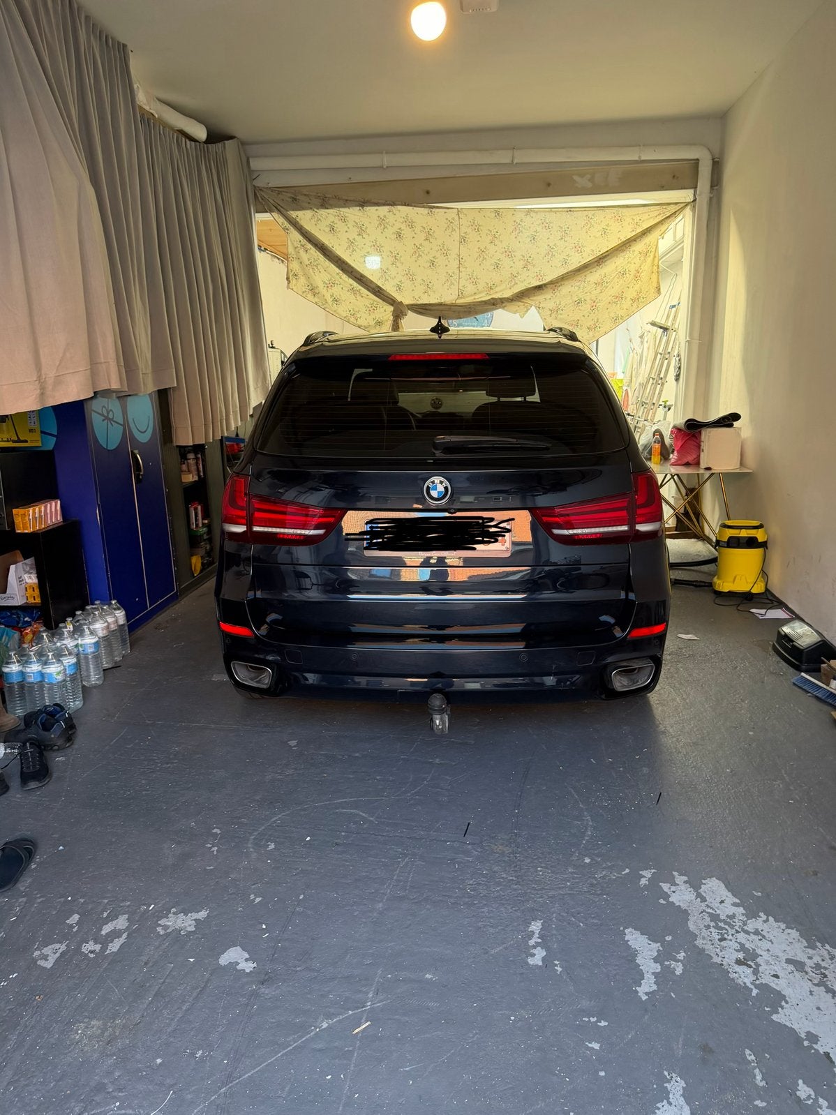 Mooi BMW X5 te koop, Auto's, Automaat, Zwart, Leder, Bruin
