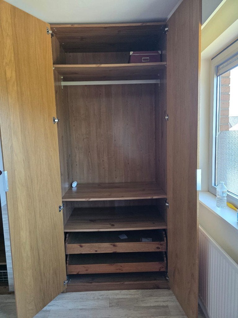 Kleerkast Ikea Pax, Gebruikt, 200 cm of meer, 200 cm of meer, 50 tot 75 cm