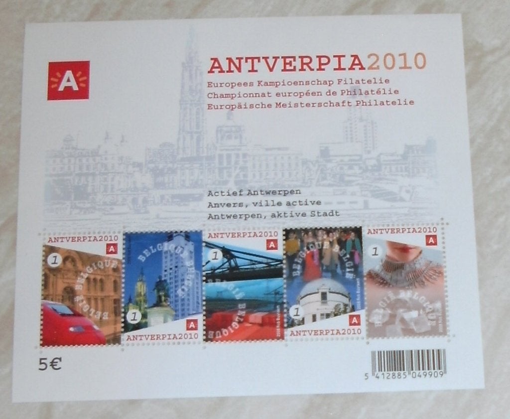 1 blok BL153 antverpia 2010, Sans timbre, Enlèvement ou Envoi, Non oblitéré, Timbre-poste
