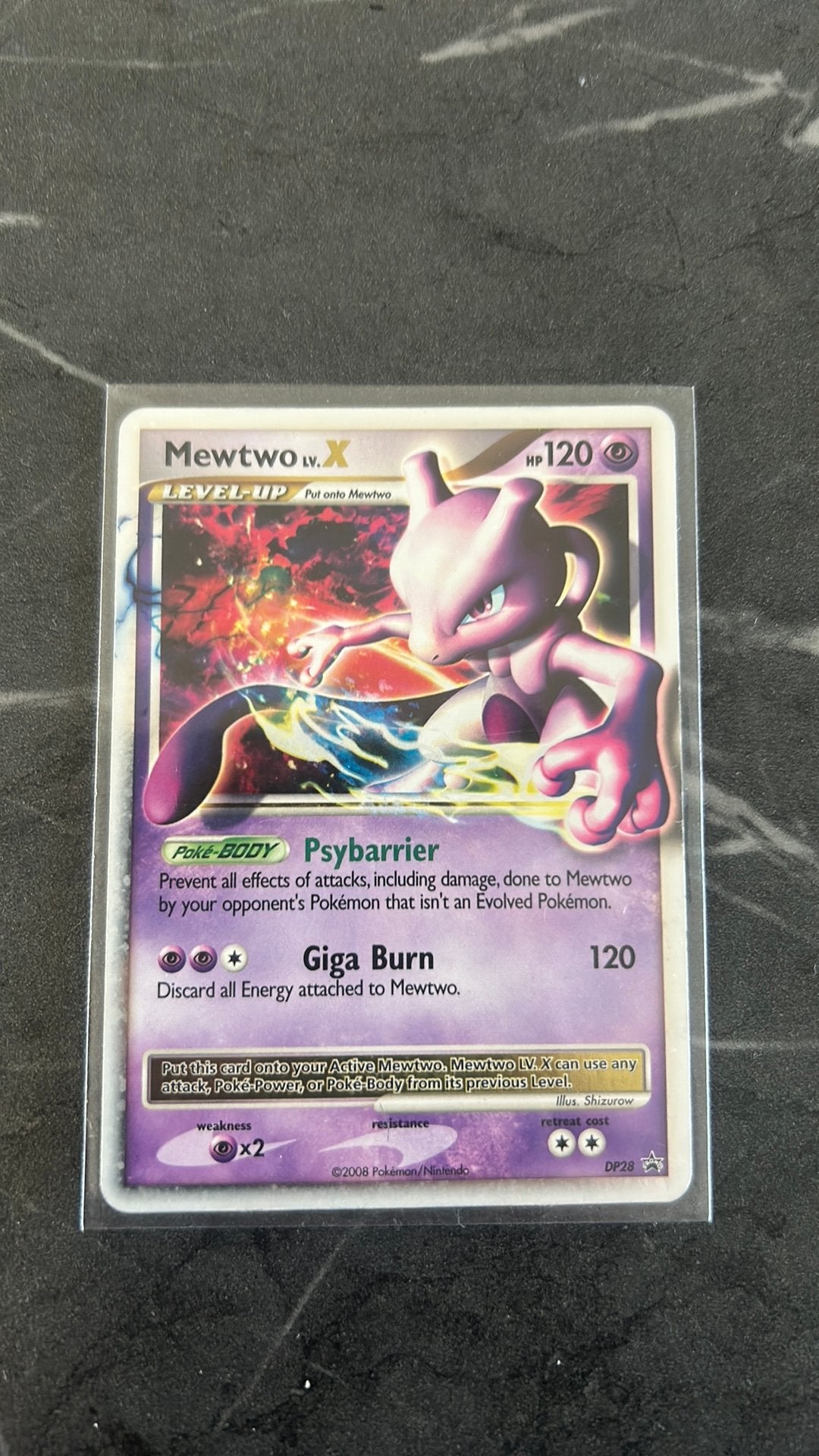 Mewtwo diamond en pearl promo DP28 (pokémon), Enlèvement, Comme neuf