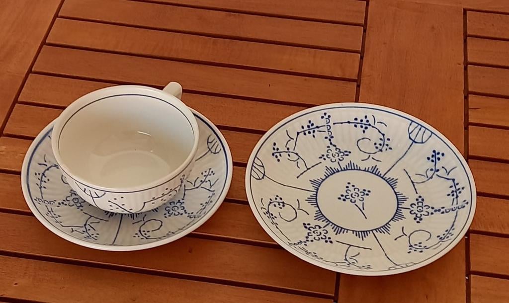Koffietas en onderborden Boch Copenhague, Ophalen