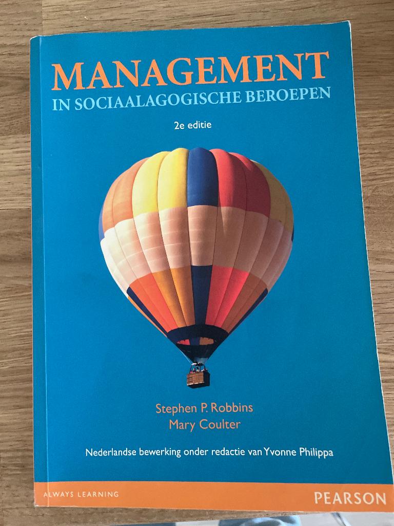 Management in sociaalagogische beroepen, Bêta, Enlèvement ou Envoi, Enseignement supérieur professionnel, Diverse auteurs
