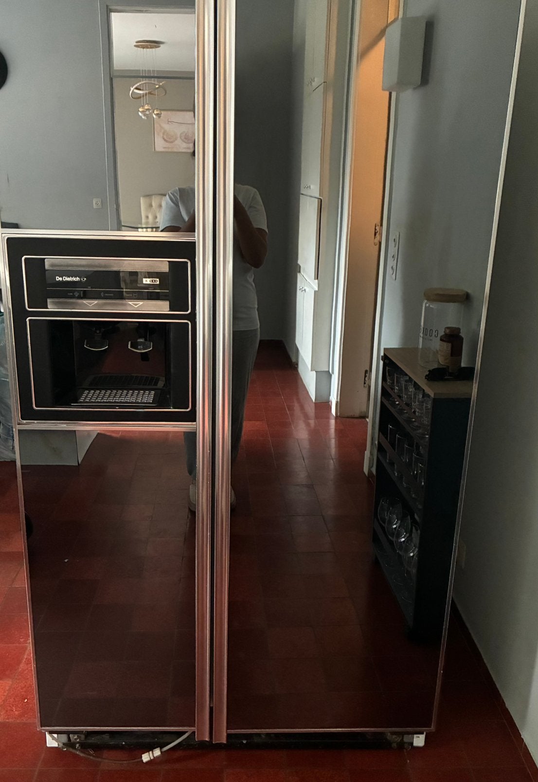 Amerikaanse frigo, Elektronische apparatuur, Koelkasten en IJskasten, Ophalen, Gebruikt