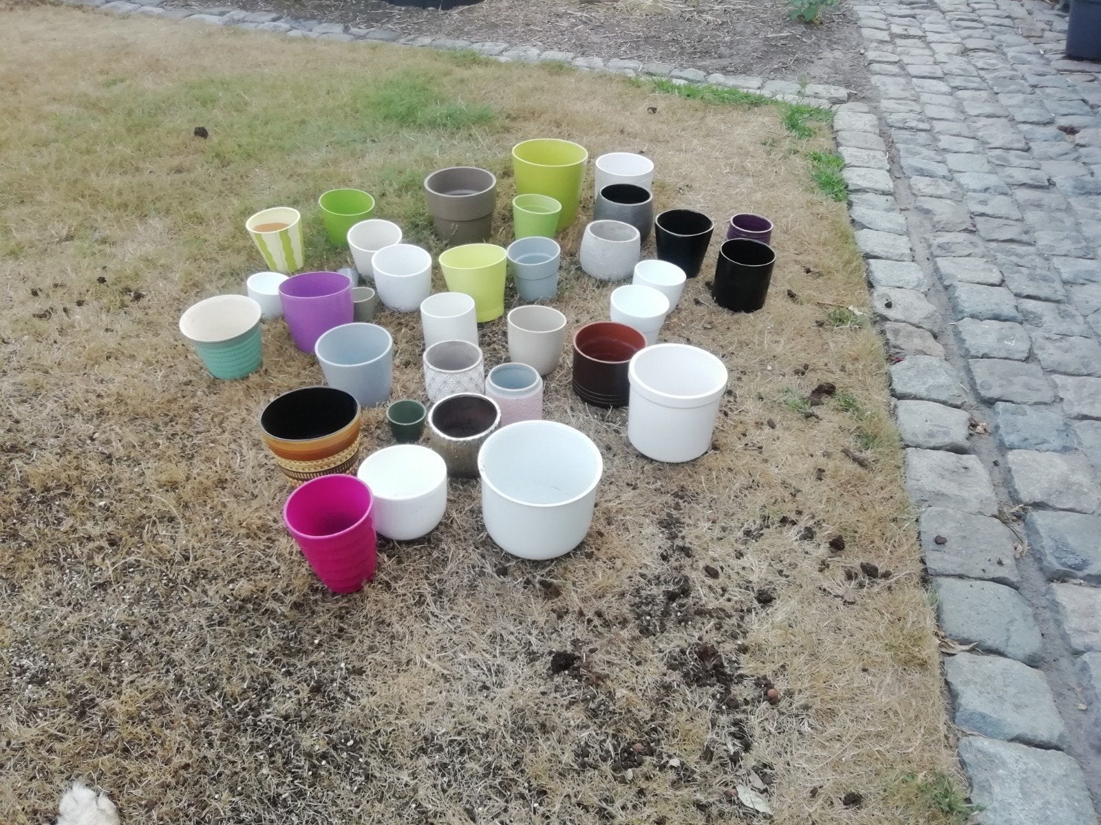 pots de fleurs. pierre. différentes tailles. GRATUIT, Enlèvement, Pierre