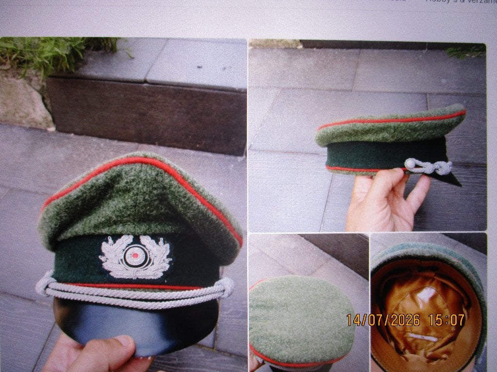 repro kepie, Ophalen of Verzenden, Landmacht