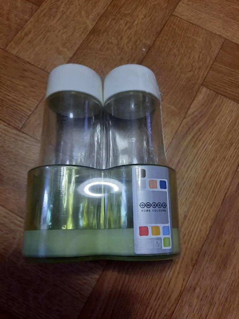 nieuw set staander met 2 potjes, Maison & Meubles, Cuisine | Vaisselle, Enlèvement ou Envoi, Neuf