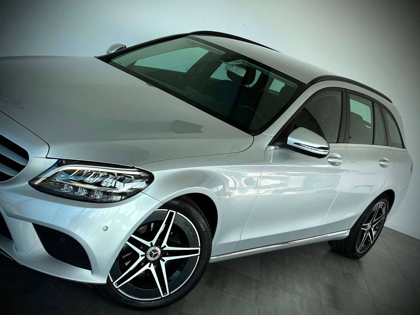 Mercedes-Benz C-CLASS 180 dA-1ERPRO-GPS-CARPLAY-CUIR-CAMERA-, Argent ou Gris, Achat, Commande vocale, Entreprise