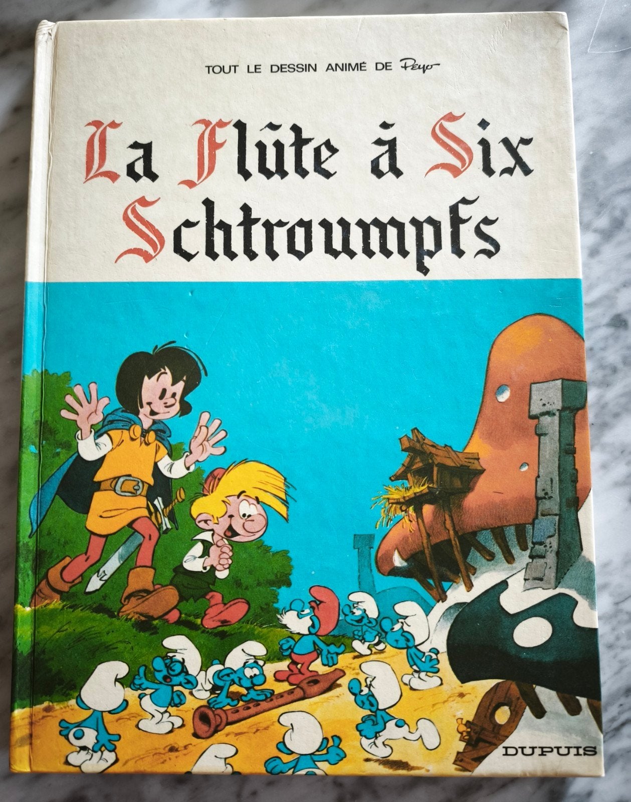 EO "La Flûte à Six Schtroumpfs" 1975 TBE, Enlèvement