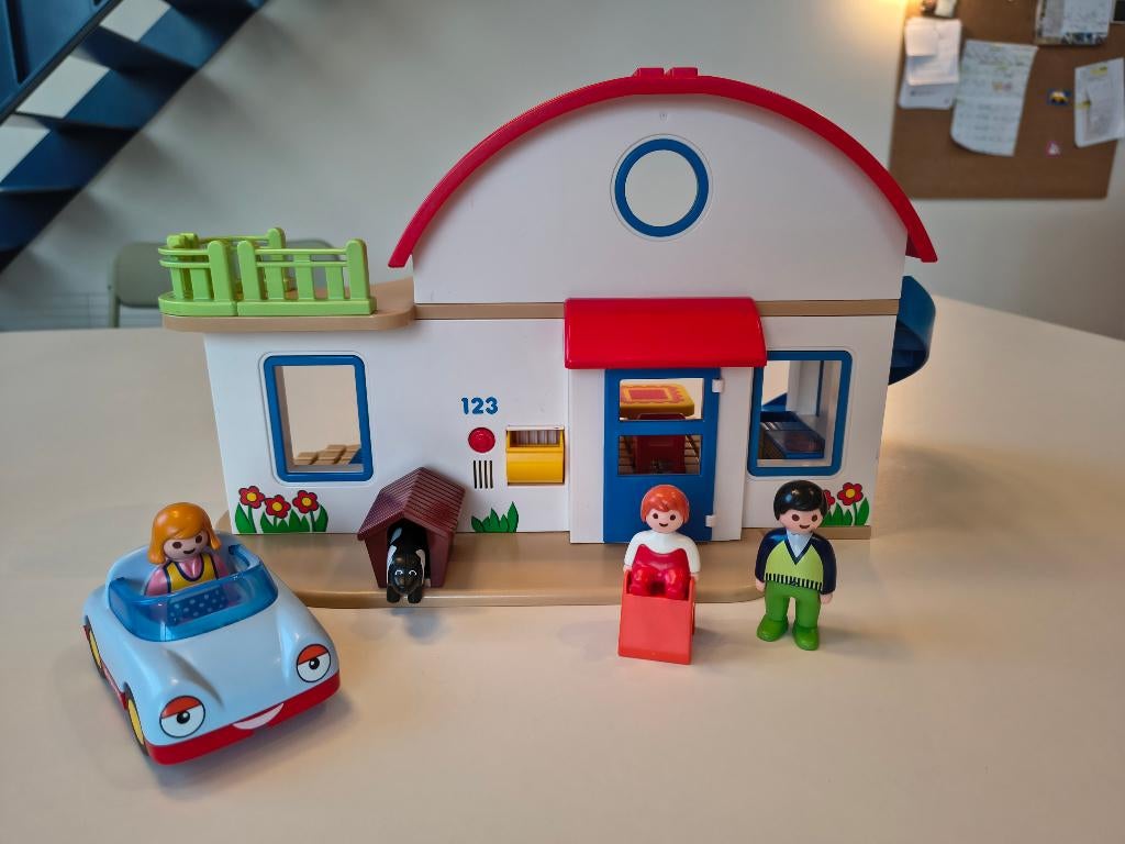Playmobil 123 huis, Kinderen en Baby's, Speelgoed | Playmobil, Ophalen, Zo goed als nieuw, Complete set