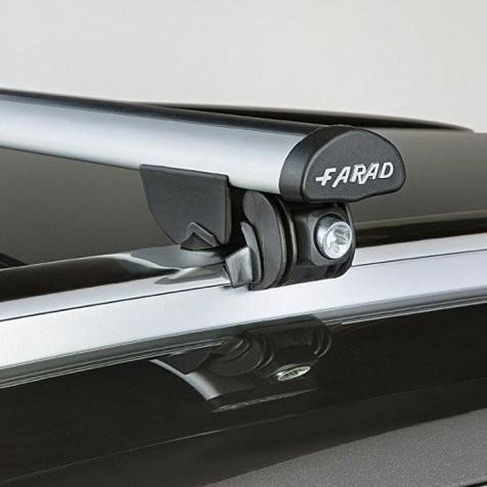 Barres de toit Farad 120 cm, pour barres de toit fermées int, Enlèvement