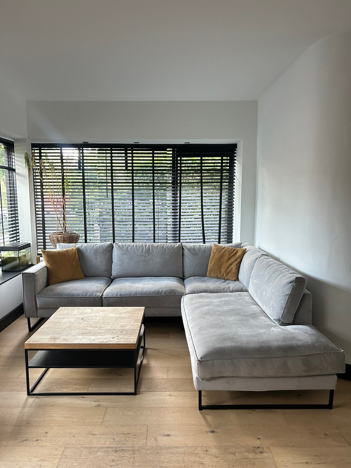 Hoekzetel met lounge, Ophalen, Zo goed als nieuw