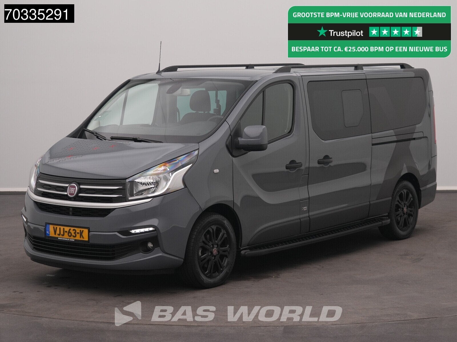 Fiat Talento 170pk Automaat Dubbel Cabine 2x Schuifdeur L2H1, Auto's, Bestelwagens en Lichte vracht, Automaat, Stof, Gebruikt