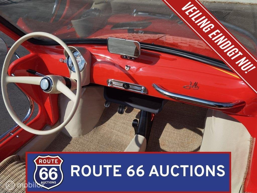 Fiat 500 Jolly Spiaggina | 1964 | Route 66 Auctions, Autos, Achat, Entreprise, Boîte manuelle, Autre carrosserie