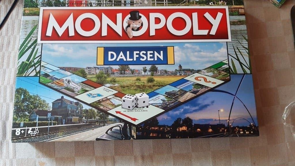 jeu de plateau new Monopoly Dalfsen Monopoly NL, 1 ou 2 joueurs, Enlèvement ou Envoi, Neuf, Monopoly