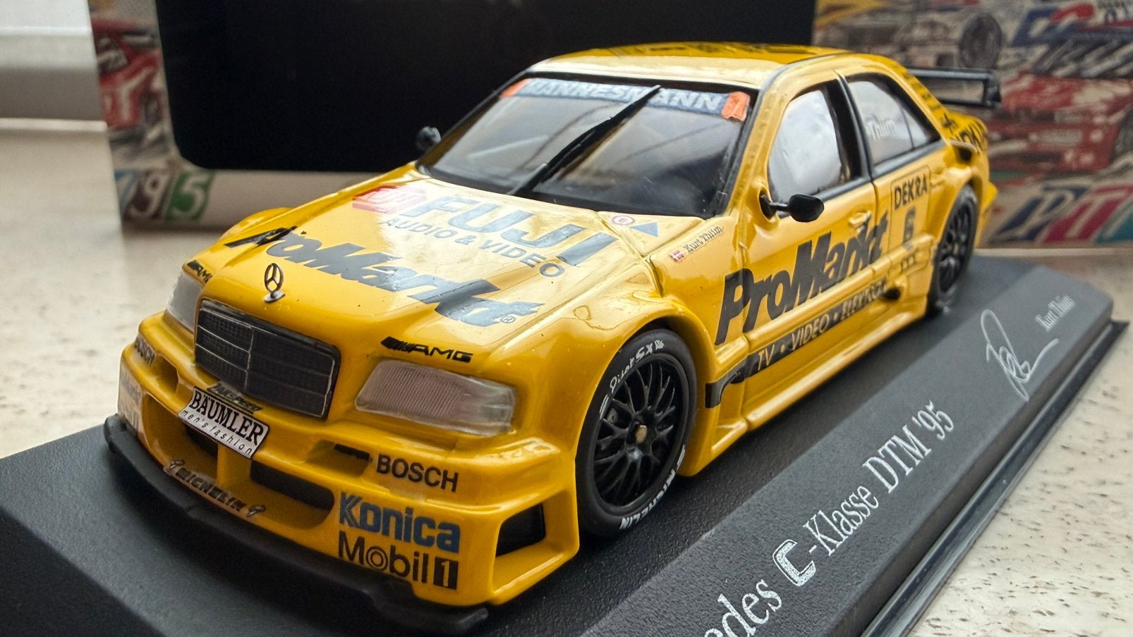 Mercedes C180 DTM 1995 Thiim, Enlèvement ou Envoi, Comme neuf, Voiture, MiniChamps