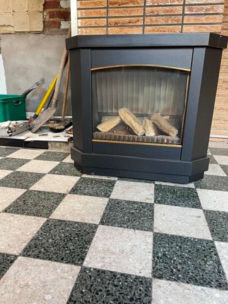 Gaskachel, Ophalen, Gebruikt, Gas, Vrijstaand