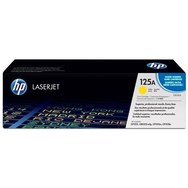 Cartouche imprimante HP 125A CB542A toner Originale Jaune, Informatique & Logiciels, Enlèvement, Neuf, Toner, HP