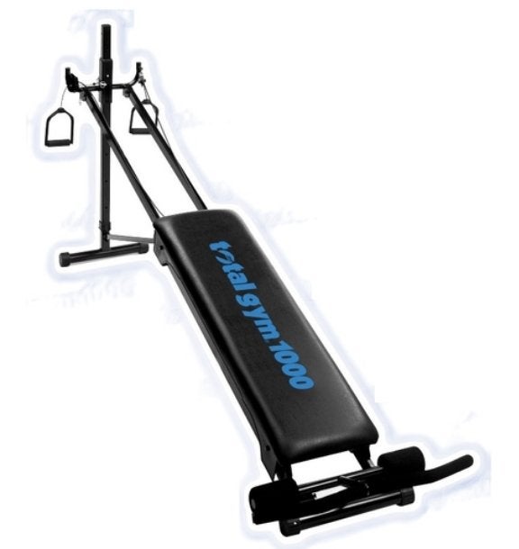 Total Gym fitnessapparaat, Ophalen, Buik, Zo goed als nieuw, Metaal