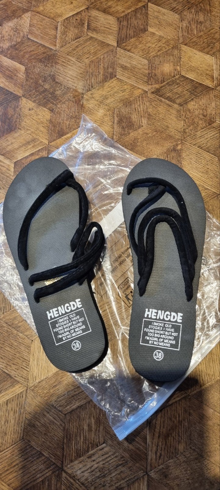 dames slippers, Zwart, Hengde, Nieuw, Ophalen