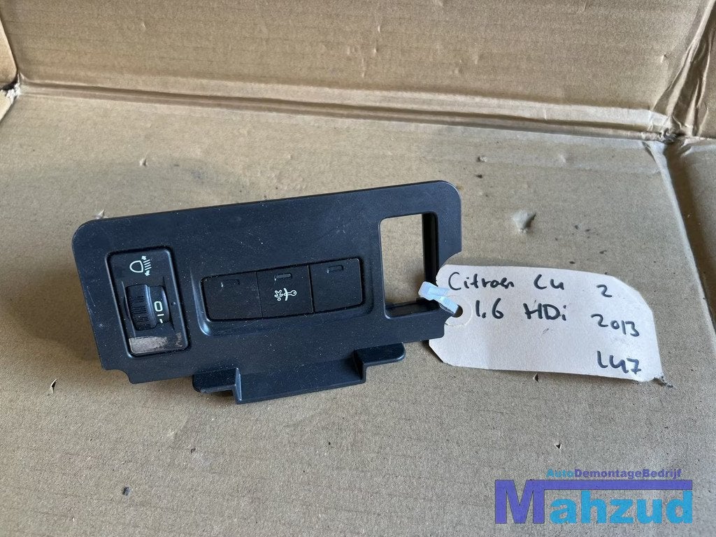 CITROEN C4 2 berline (NC) koplamp stel schakelaar 2009-2016, Auto-onderdelen, Dashboard en Schakelaars, Citroën, Gebruikt