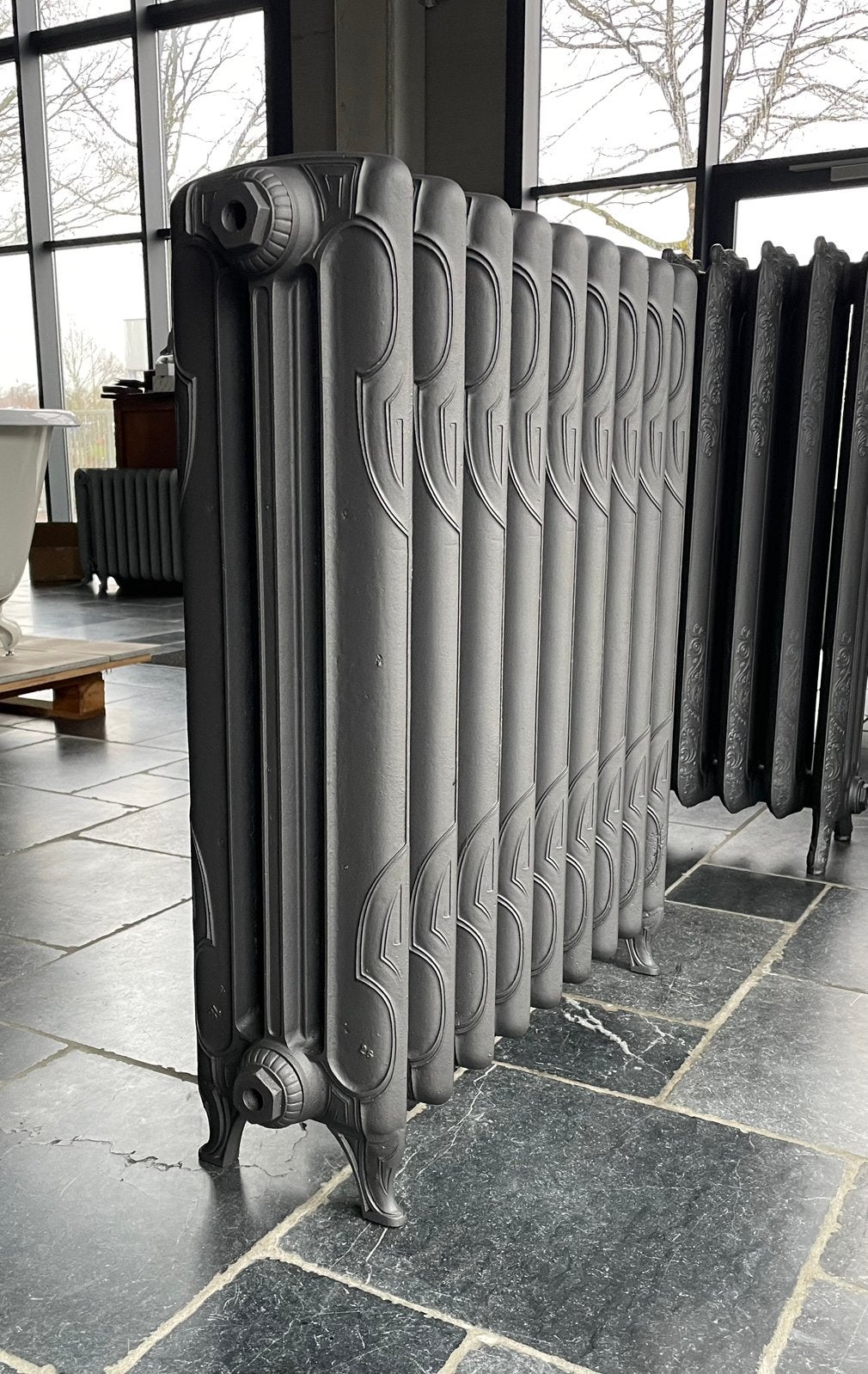 Gietijzeren Radiator, Ophalen, Zo goed als nieuw, Radiator