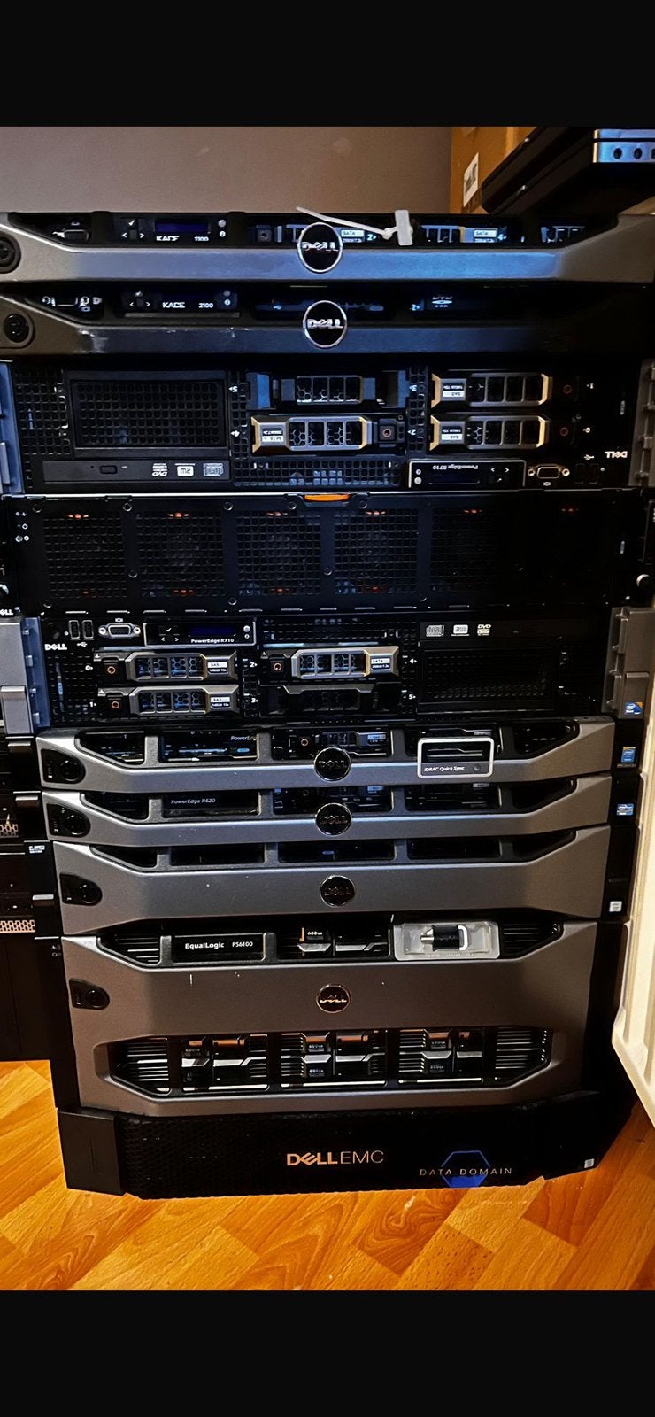 Lot: 10 servers — Dell PowerEdge R630, R620, R710, FS7600…, Ophalen, Zo goed als nieuw, 8 GB, HDD