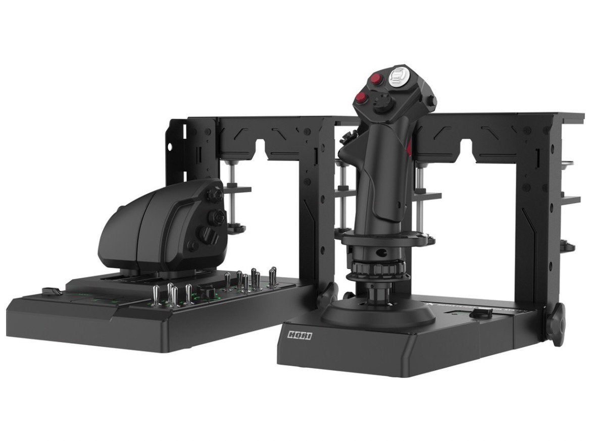 HORI - HOTAS Flight Control System & Mount - PC, Computers en Software, Ophalen, Zo goed als nieuw