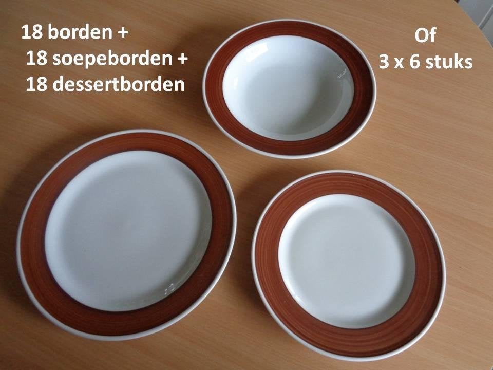 eet servies + koffie tassen, Huis en Inrichting, Ophalen, Zo goed als nieuw, Bord(en), Overige stijlen