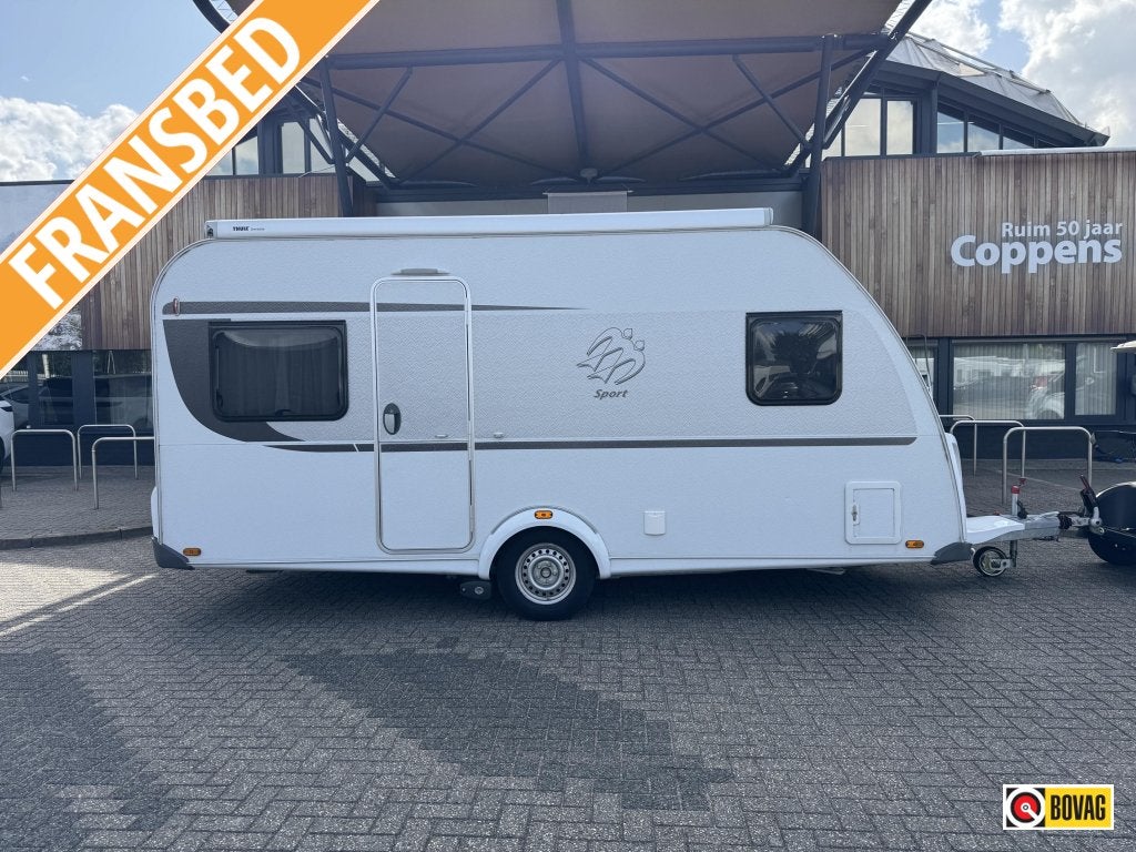 Knaus Sport 450 FU, Jusqu'à 4, Lit dans la longueur, 4 à 5 mètres, Poêle